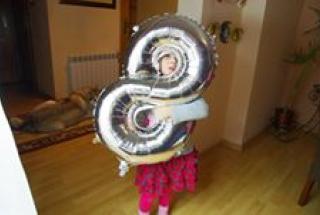 Balon foliowy na hel hel Jarosław, balonowe cyfry z helem, napełnienie balonów helem jarosław